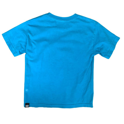 90s Y2K 'PAUL FRANK' BLUE ORIGINAL MONKEY GRAPHIC SLIM FIT BABY TEE T-SHIRT S 10
