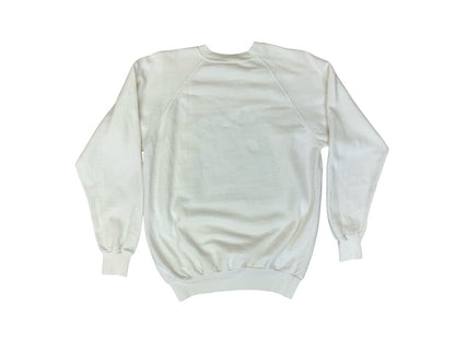 VTG 1980s MICKEY MOUSE WALT DISNEY SWEATSHIRT DIVING WHITE SMALL