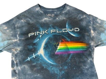 VTG LIQUID BLUE PINK FLOYD PULSE EXPLOSION TIE DYE BAND T SHIRT PROG ROCK M