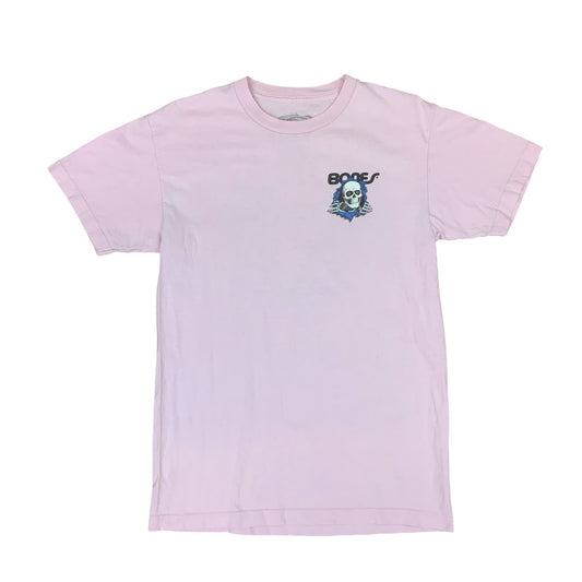 2014 POWELL PERALTA SKATEBOARDING BONES BRIGADE DOUBLE SIDED GRAPHIC TEE MED