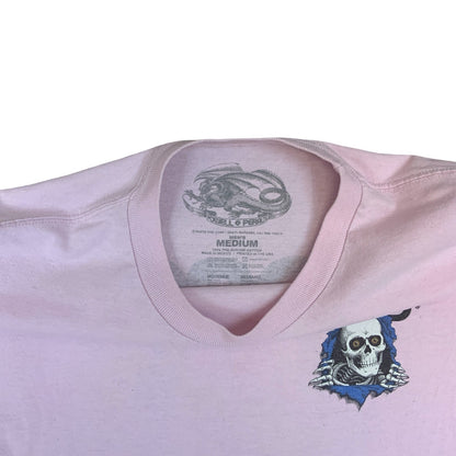 2014 POWELL PERALTA SKATEBOARDING BONES BRIGADE DOUBLE SIDED GRAPHIC TEE MED