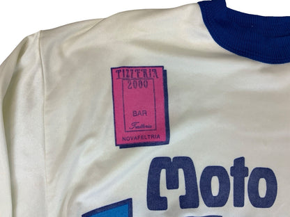 VTG Y2K ITALIAN ANDY CAPP MOTO CLUB MOTORCYCLE RACE JERSEY SWEATSHIRT LARGE