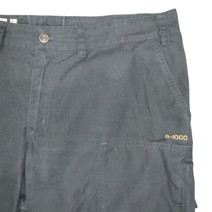 VTG 00s 'FJÄLLRÄVEN' KHAKI GREY GREEN CARGO COMBAT WOMEN'S SHORTS MED LARGE
