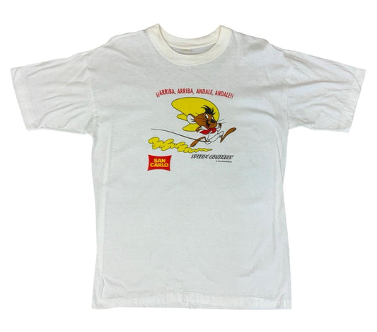 VTG 90s 1994 SPEEDY GONZALES WARNER BROS SINGLE STITCH T SHIRT L