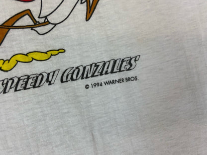 VTG 90s 1994 SPEEDY GONZALES WARNER BROS SINGLE STITCH T SHIRT L