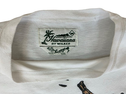 VTG 90s BANANA HI WILKER HAWAIIANA SINGLE STITCH T SHIRT  WHITE XL