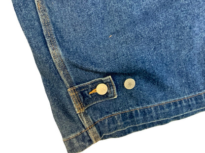 VTG 3/4 SLEEVE 'CONVERSE' ALL STARS DENIM CHORE JACKET AMAZING SUN FADES 2XL