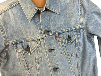 VTG 1993 JAPANESE LEVIS BIG E TYPE 3 TRUCKER DENIM JACKET DARK BLUE M