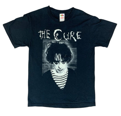 VTG LATE 90s THE CURE ROBERT SMITH FRUIT OF THE LOOM HEAVY T SHIRT RARE SMALL