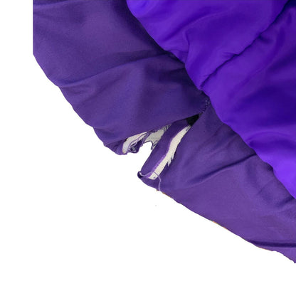 VTG 90s 'PUMA' FASHION PURPLE GEOMETRIC PULLOVER PADDED SHELL WINDBREAKER 2XL