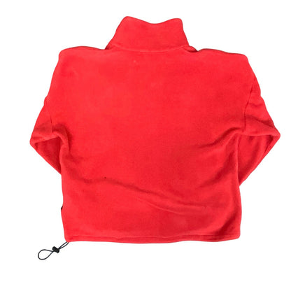 VTG 90s 'BERGHAUS' RED PULL-OVER CASUAL OVERSIZED OUTDOORS TEDDY FLEECE XL