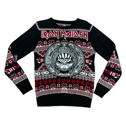 Iron Maiden EMP Knitted Holiday Sweater Christmas Jumper Heavy Metal Medium
