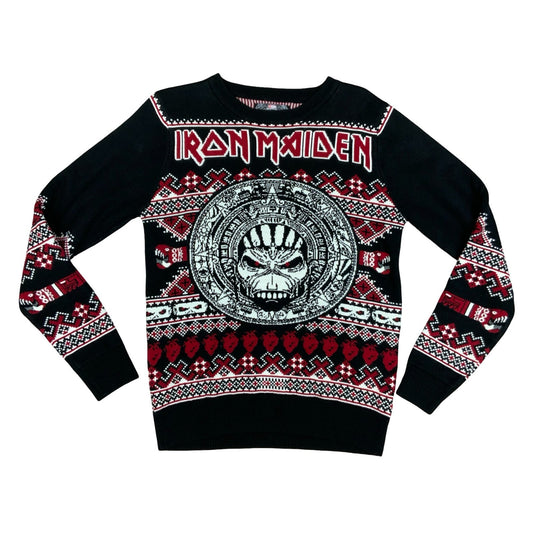 Iron Maiden EMP Knitted Holiday Sweater Christmas Jumper Heavy Metal Medium