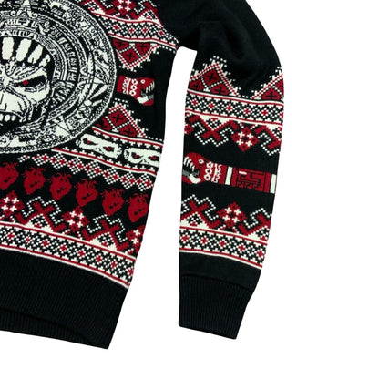 Iron Maiden EMP Knitted Holiday Sweater Christmas Jumper Heavy Metal Medium