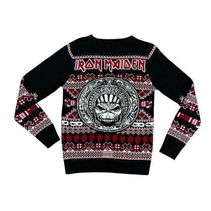 Iron Maiden EMP Knitted Holiday Sweater Christmas Jumper Heavy Metal Medium