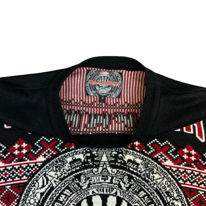 Iron Maiden EMP Knitted Holiday Sweater Christmas Jumper Heavy Metal Medium