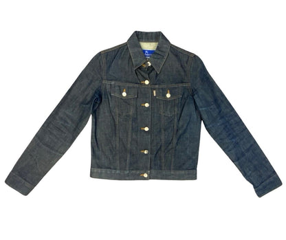 BURBERRYS BLUE LABEL TYPE 3 TRUCKER DENIM JACKET INDIGO BLUE XS