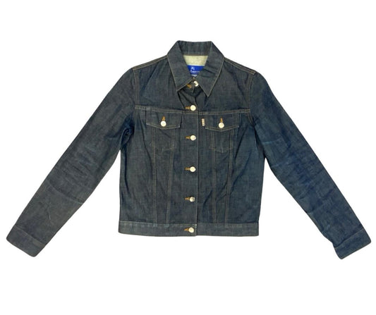 BURBERRYS BLUE LABEL TYPE 3 TRUCKER DENIM JACKET INDIGO BLUE XS