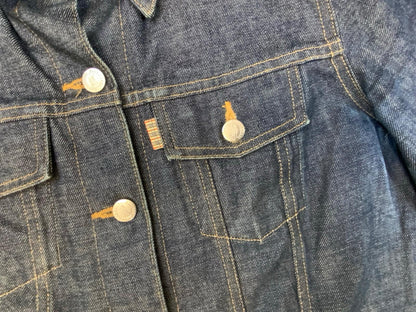 BURBERRYS BLUE LABEL TYPE 3 TRUCKER DENIM JACKET INDIGO BLUE XS