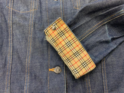 BURBERRYS BLUE LABEL TYPE 3 TRUCKER DENIM JACKET INDIGO BLUE XS