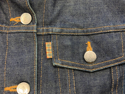 BURBERRYS BLUE LABEL TYPE 3 TRUCKER DENIM JACKET INDIGO BLUE XS