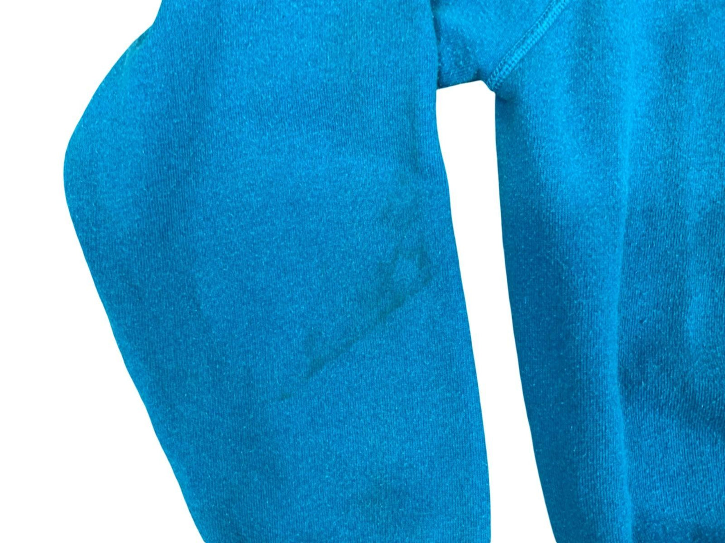 Vtg 90s Blue USA Hanes 50/50 Earth: Abuse It Or Lose It Back Print Sweatshirt L