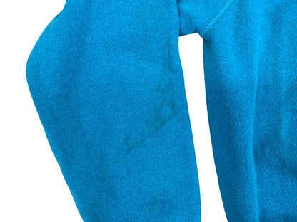 Vtg 90s Blue USA Hanes 50/50 Earth: Abuse It Or Lose It Back Print Sweatshirt L