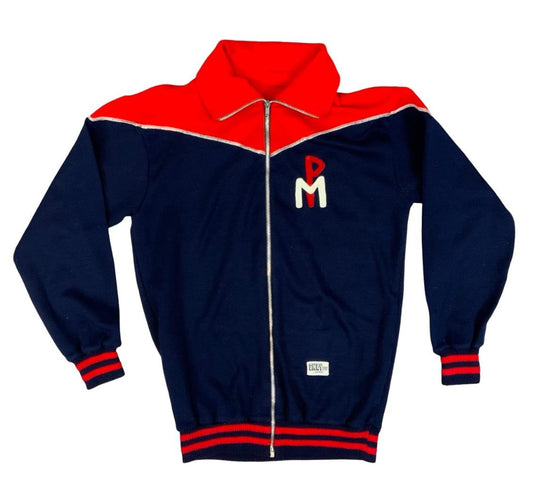 Vtg 70s Italian Cycling Track Top Jersey Chainstitch Manzoni Molinella Bologna S