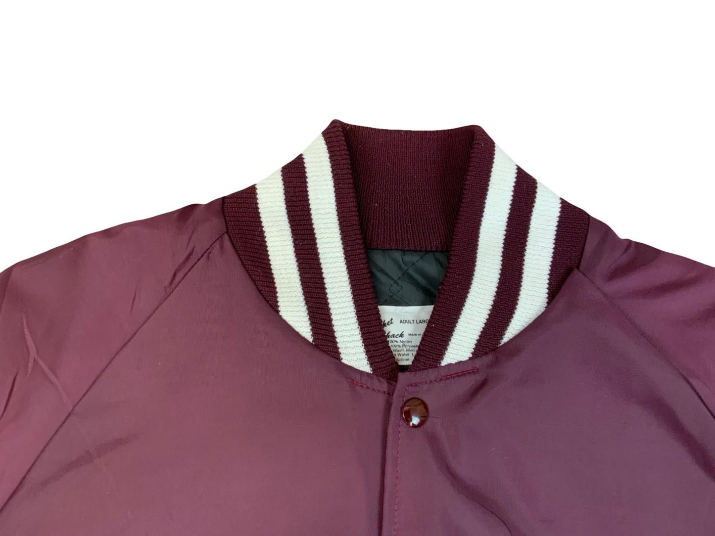 Vtg USA Burgundy Honda Goldwing Club GWRRA Chapter E Pennsylvania Jacket XL