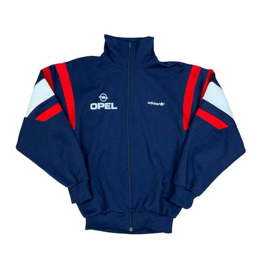 Vtg 1990s Navy Red White 'Adidas' FC Bayern Munich Zip-Up Track Jacket L/XL