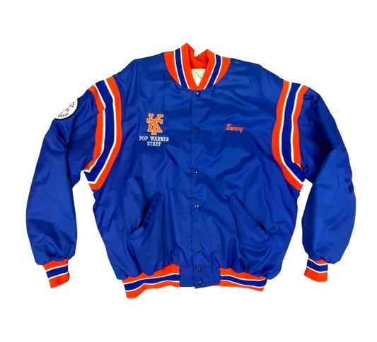 VTG 95 USA Keansburg Titans Jersey Shore Pop Warner Champions Football Jacket XL