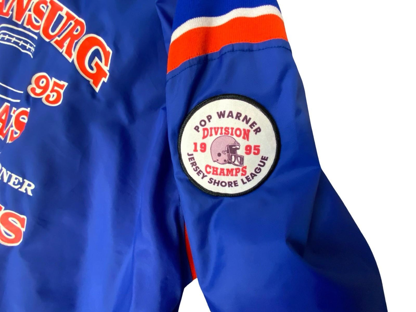 VTG 95 USA Keansburg Titans Jersey Shore Pop Warner Champions Football Jacket XL