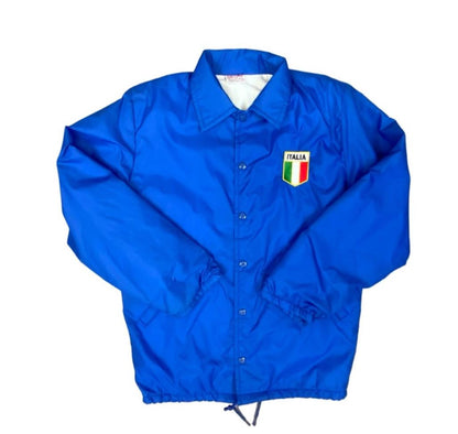 Vtg 1982 Italia Campione Del Mondo Football Silky Nylon USA Birdie Jacket S
