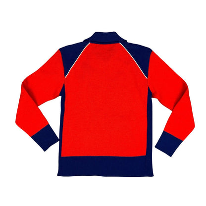 Vintage Retro 1970's Sportverein Pilgramsburg E.V. Wool Track Jacket Medium