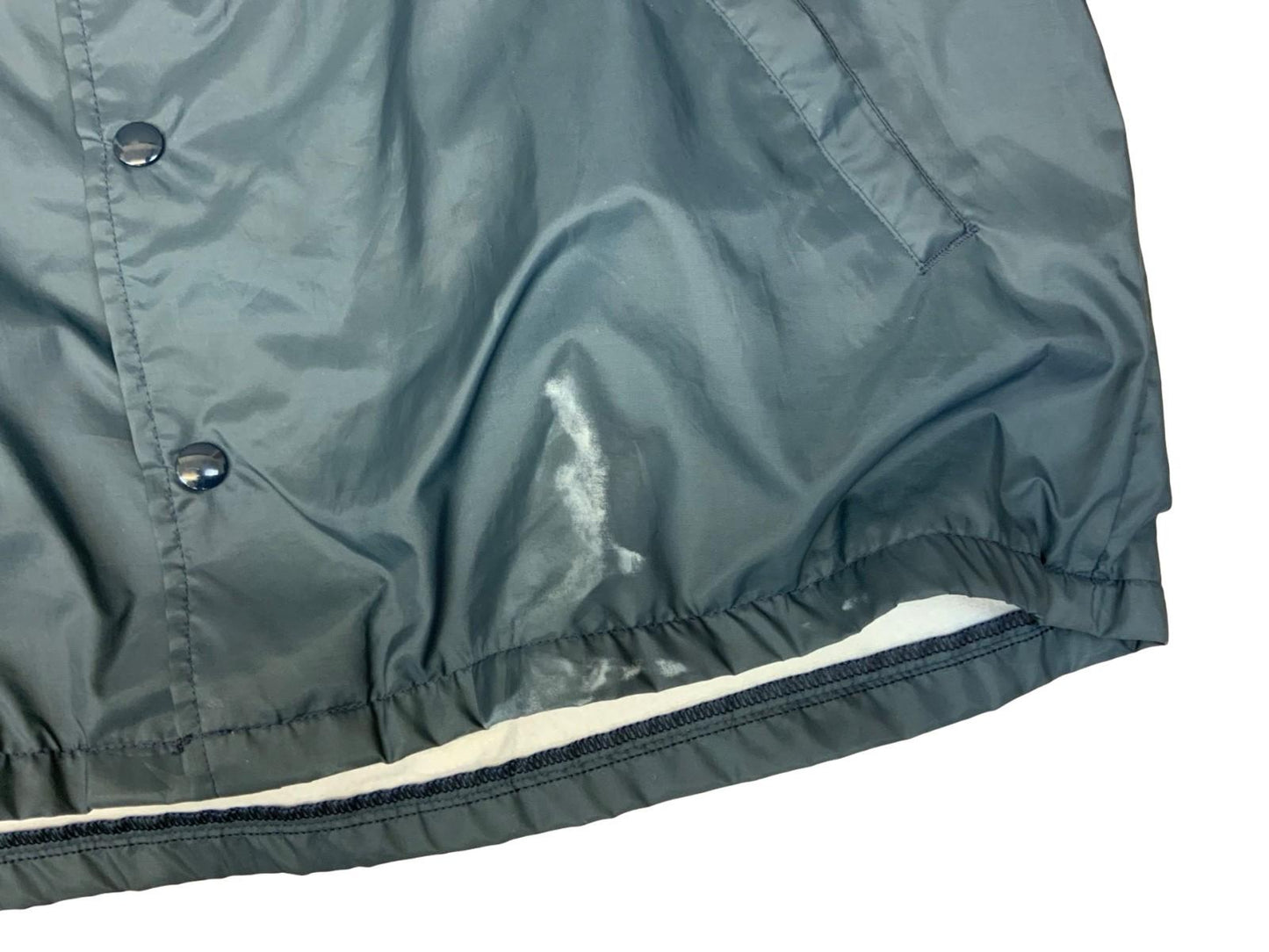 Vtg USA American Legion Auxillary Fire Service Silky Nylon Workwear Jacket L