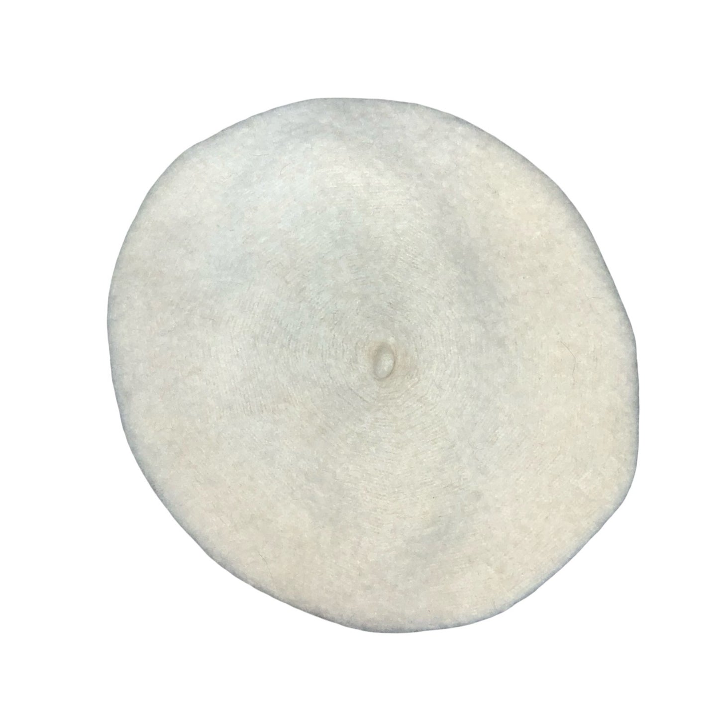 Vtg White Wool Casual Winter Artist French Beret Size XS