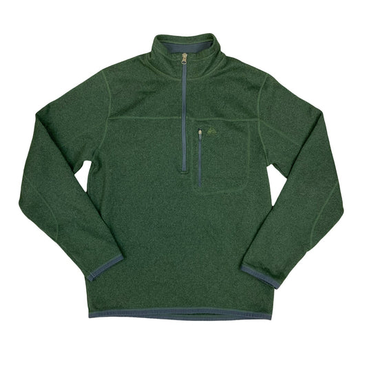 Vintage Y2K Green Nike ACG 1/2 Zip Fleece Sweater Streetwear Pullover Medium