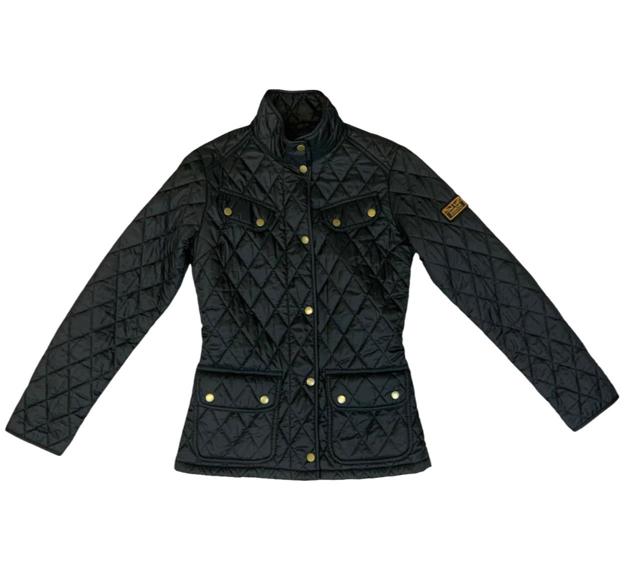 Ladies Barbour International Quilted Riding Outdoor Jacket Hacking Dunnan UK Small