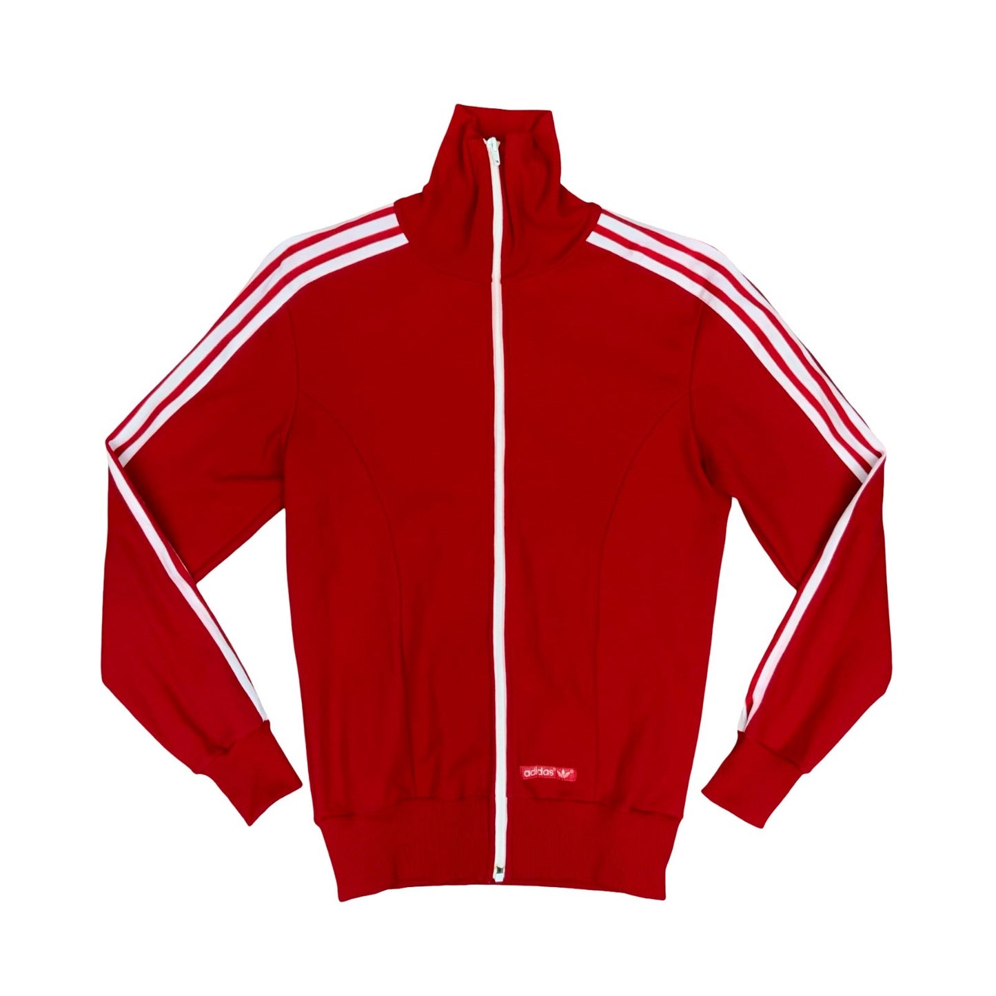 Vintage 1970s Adidas Trefoil Zip-Up Track Jacket Made In West Germany Small