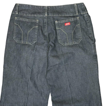 VGC Y2K 'Miss Sixty' Black Wide Leg Hinda Flare Low-Rise Casual Jeans W27" L33"