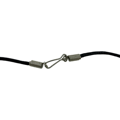 Vintage Deadstock 90s Y2K  Silver Yin Yang Sun Thong Necklace