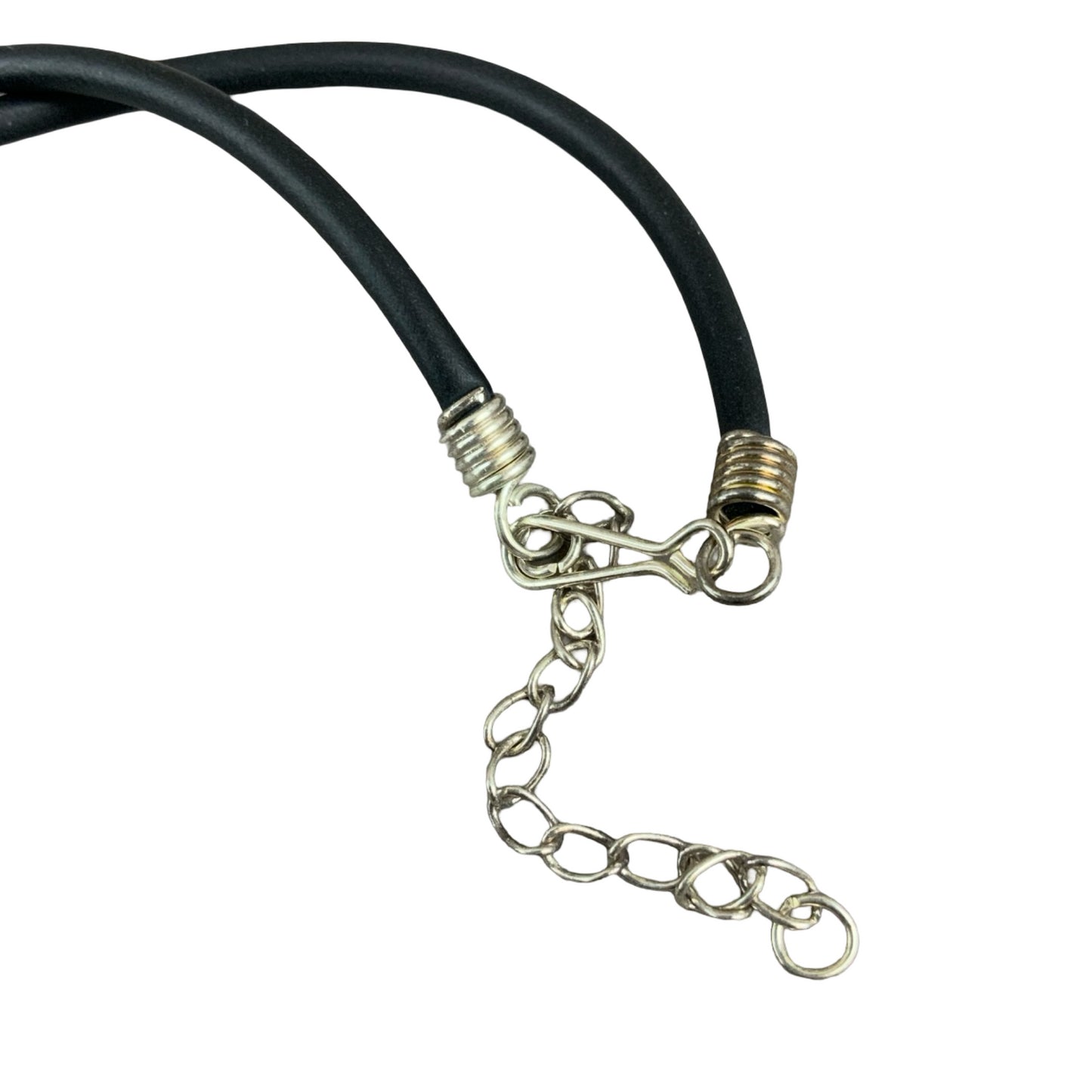 Vintage Deadstock 90s Y2K Pink Letter 'V' Initial Thong Necklace