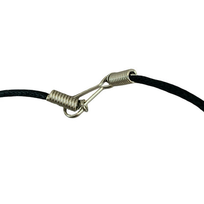 Vintage Deadstock 90s Y2K Pink Letter 'B' Initial Thong Necklace