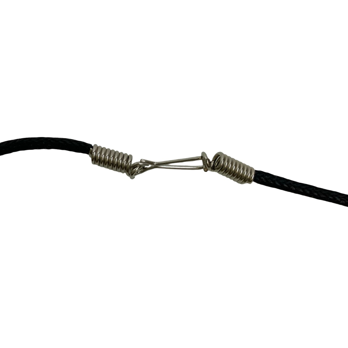 Vintage Deadstock 90s Y2K Blue Crescent Moon Celestial Thong Necklace