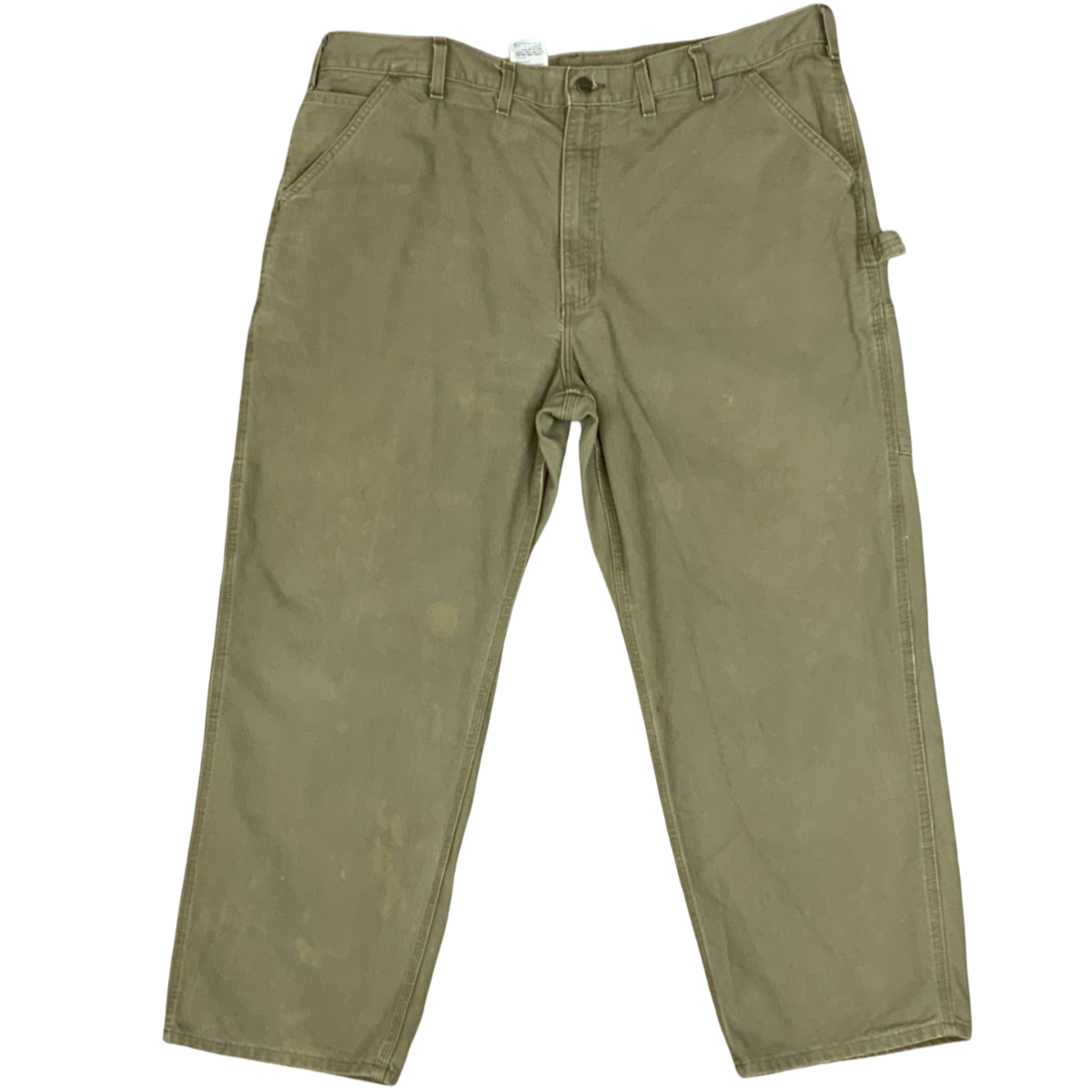 Carhartt Duck Canvas Workwear Trouser Carpenter Pant Dungaree Fit USA 43W 30L