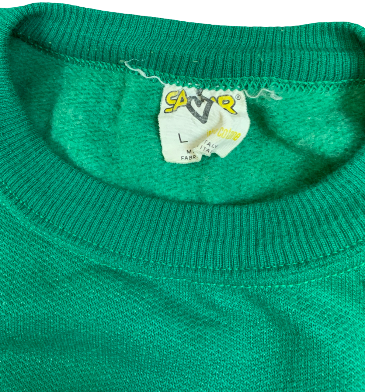 Vtg 1970s Green Sweatshirt Snake Valley Bryce Canyon Marathon Motocross UK L