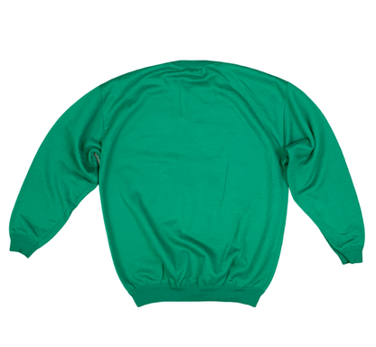 Vtg 1970s Green Sweatshirt Snake Valley Bryce Canyon Marathon Motocross UK L