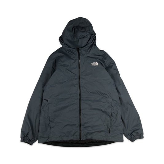Vintage Y2K Preloved The North Face Grey Hooded Jacket 3XL