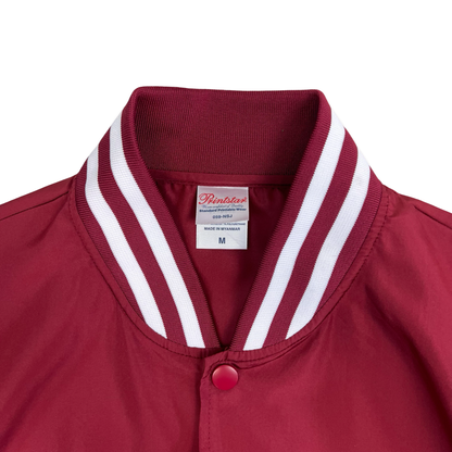 Vintage Printstar Red Varsity Jacket M