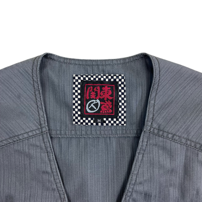 Vintage Grey Utility Vest S